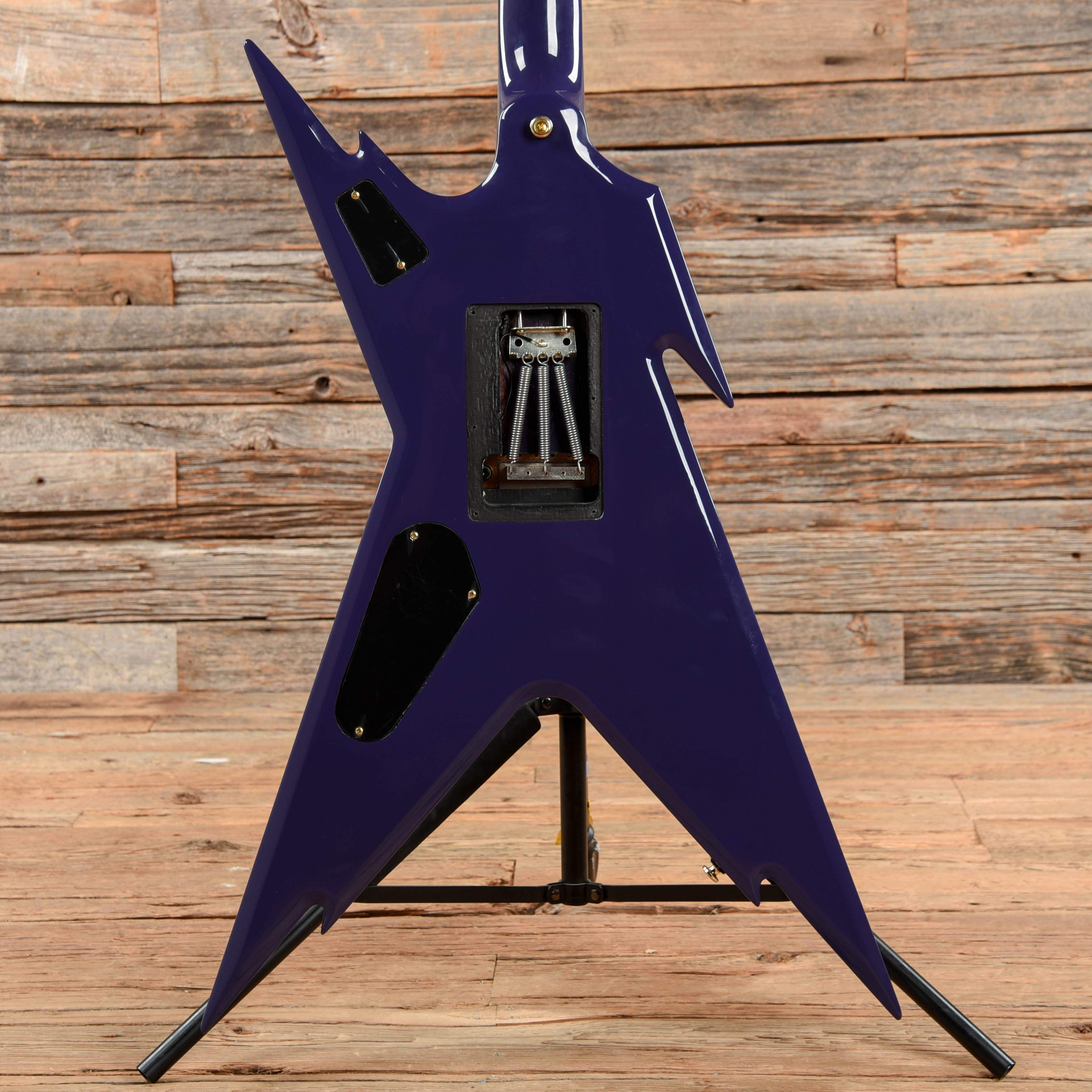 Custom Dean Razor Back Dean Guitars Custom Run Razorback Blacktooth Grin – Chicago Music Exchange