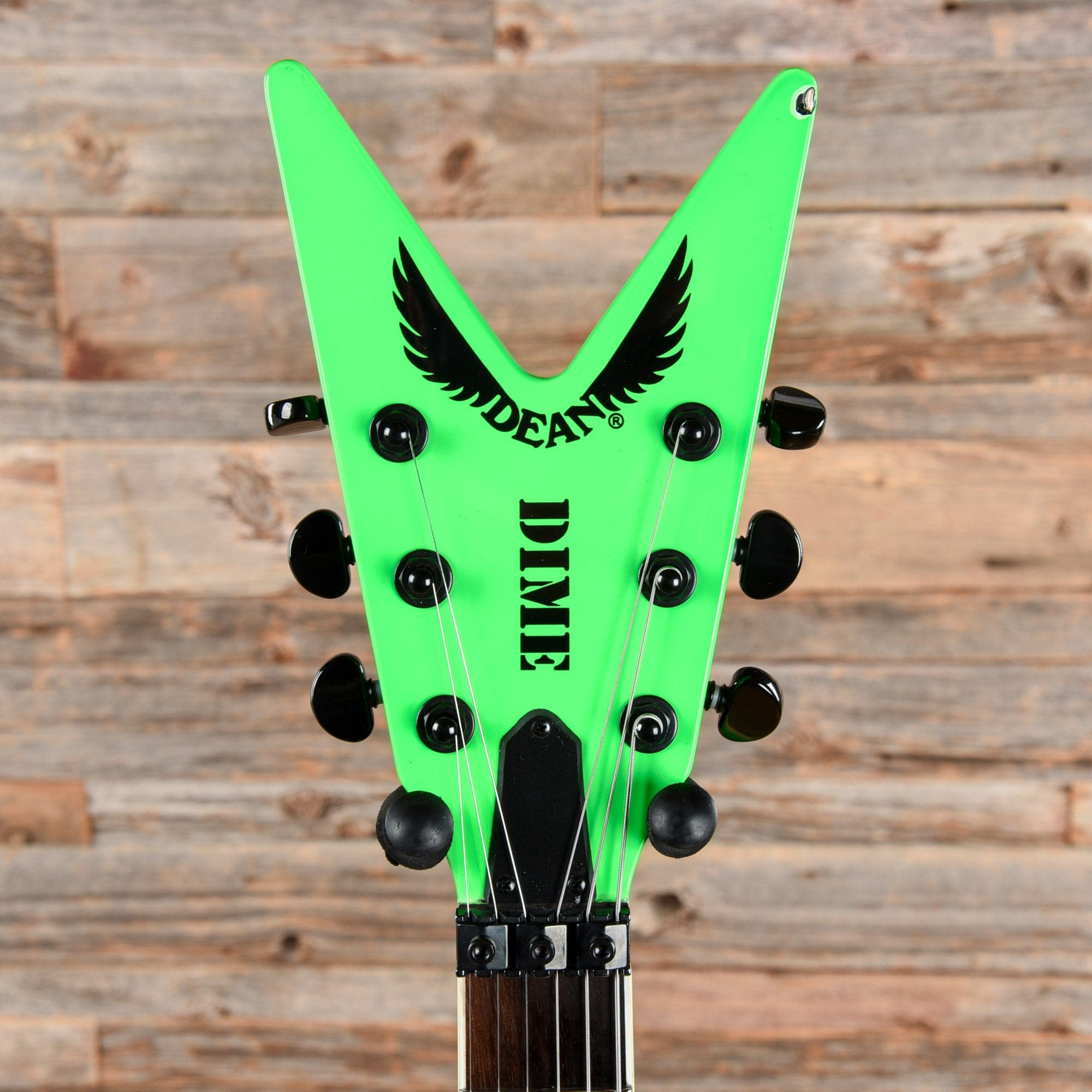 Dean Guitars Dimebag Showdown ML Green 2016 LEFTY – Chicago Music Exchange