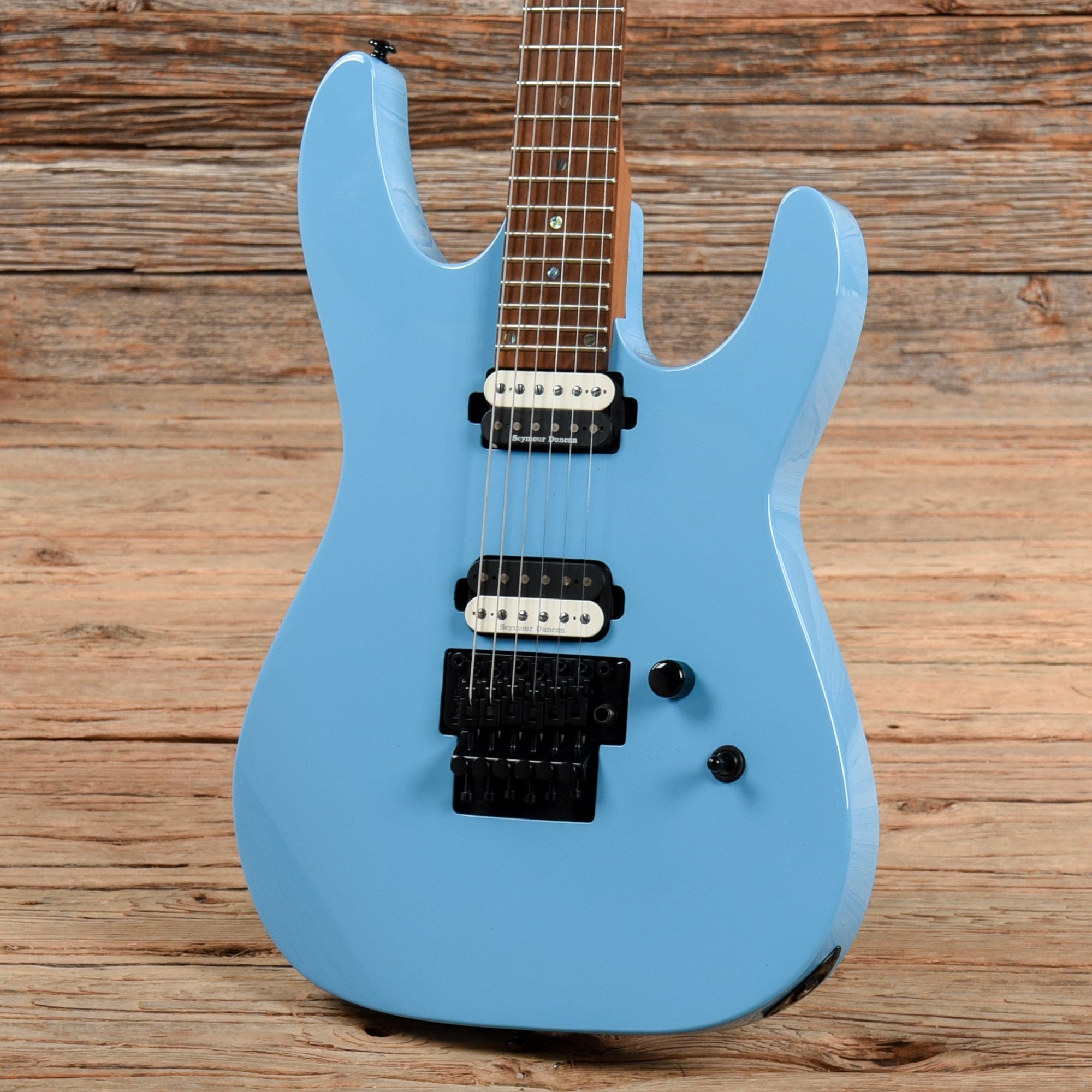 Dean Guitars MD24 Floyd Roasted Maple Vintage Blue 2020 – Chicago Music ...