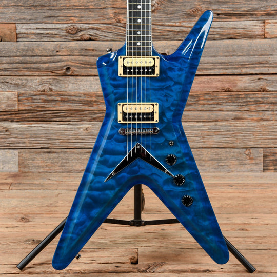 Dean Guitars USA Custom Shop ML Transparent Blue 1992 Electric Guitars / Solid Body