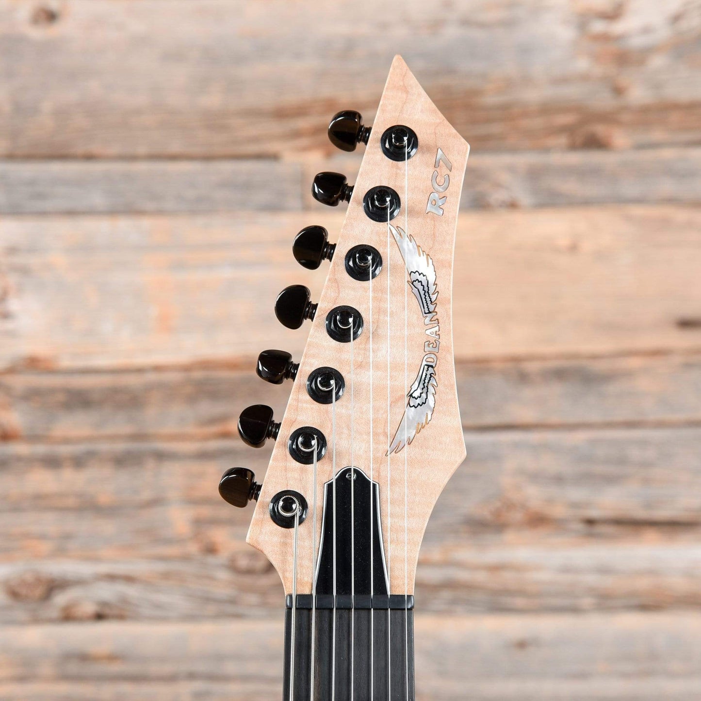 Dean Guitars USA Rusty Cooley RC7 Flame Top Custom Oil Electric Guitars / Solid Body