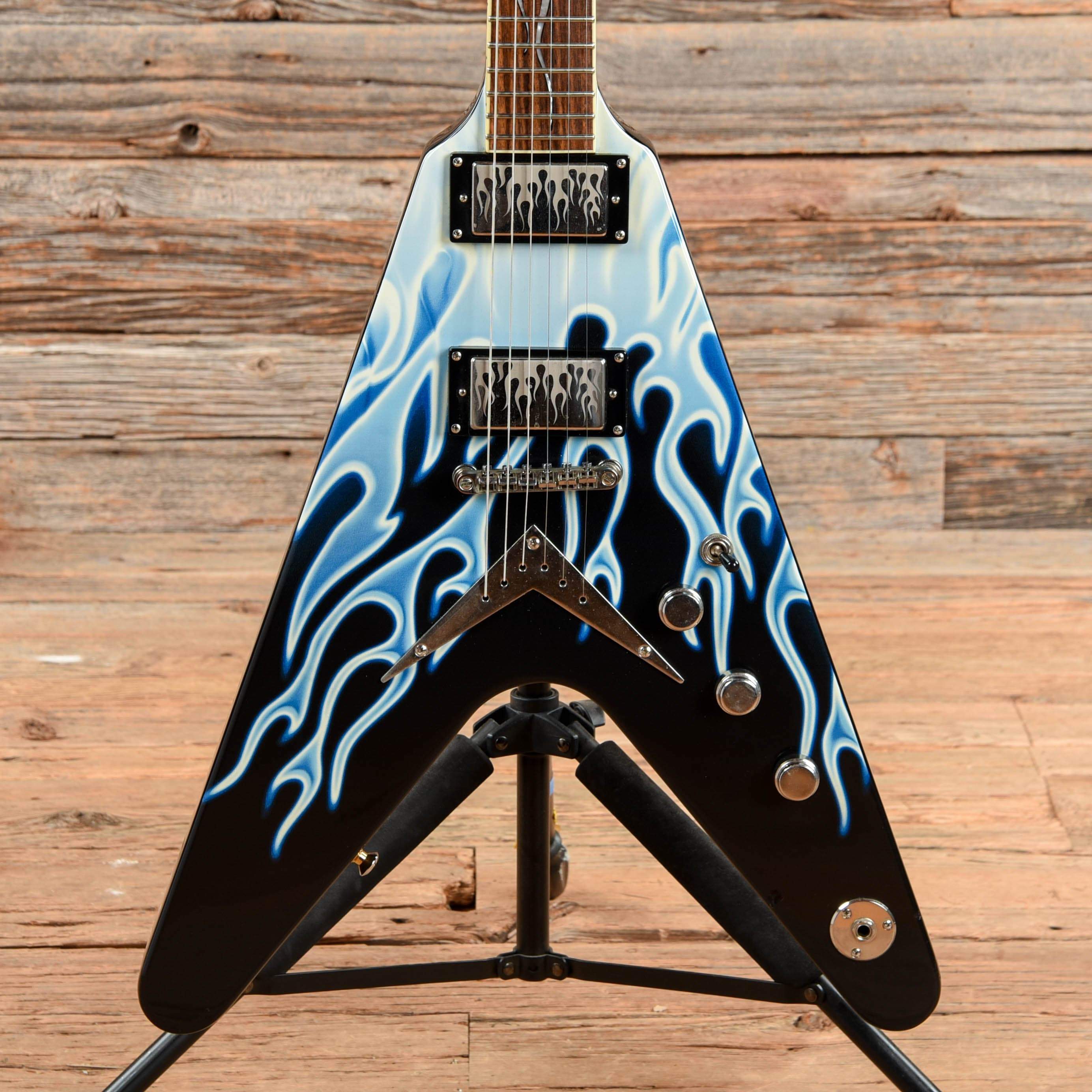 Dean Guitars V Inferno Blue – Chicago Music Exchange