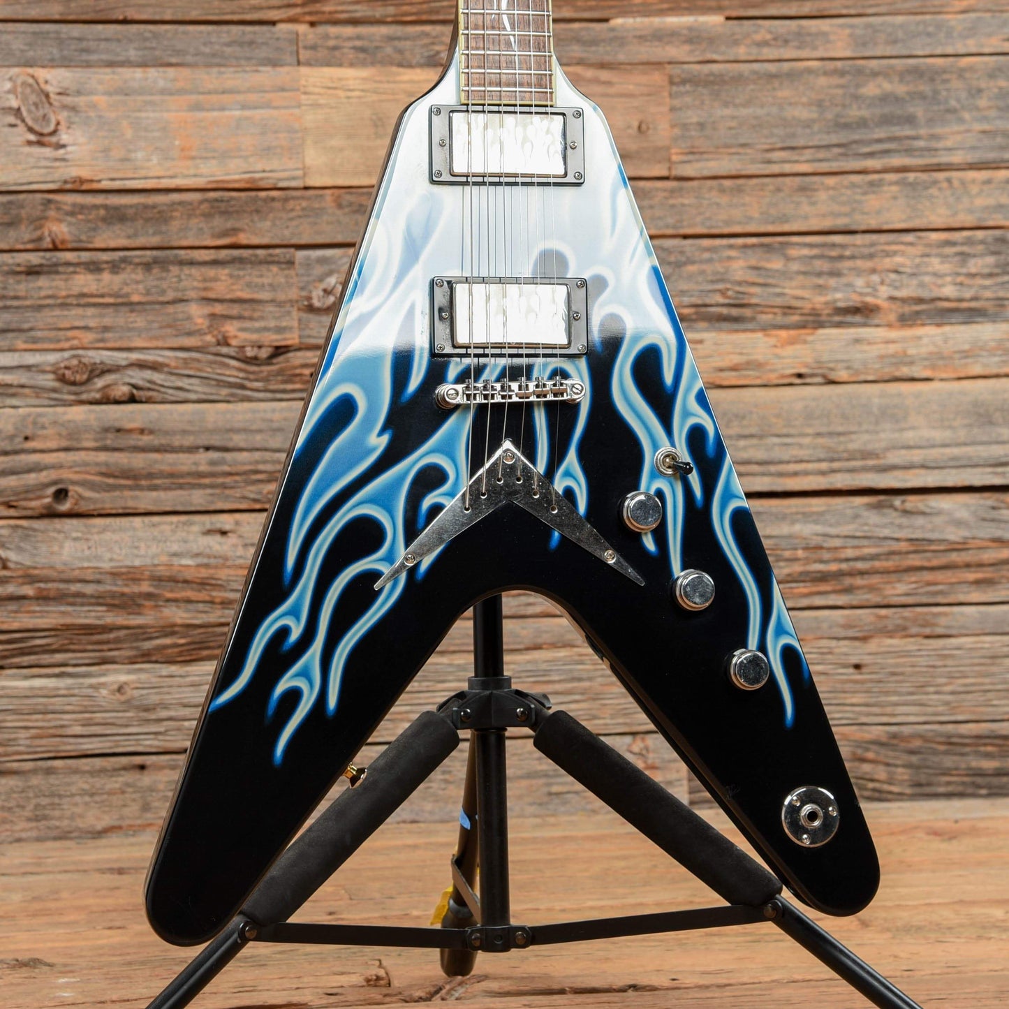 Dean Guitars V Inferno Blue Electric Guitars / Solid Body