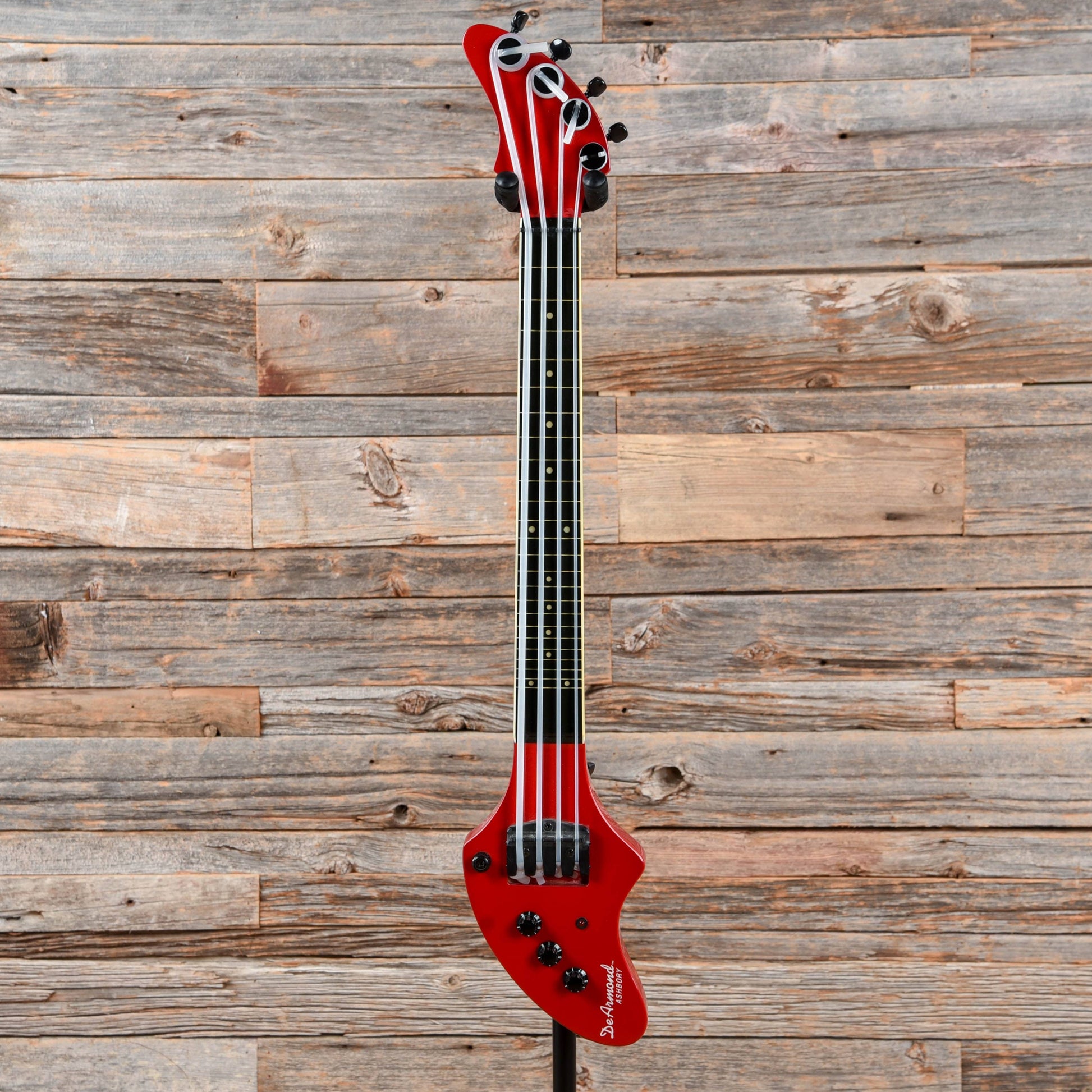 DeArmond Ashbory Bass Red 2001 Bass Guitars / Short Scale