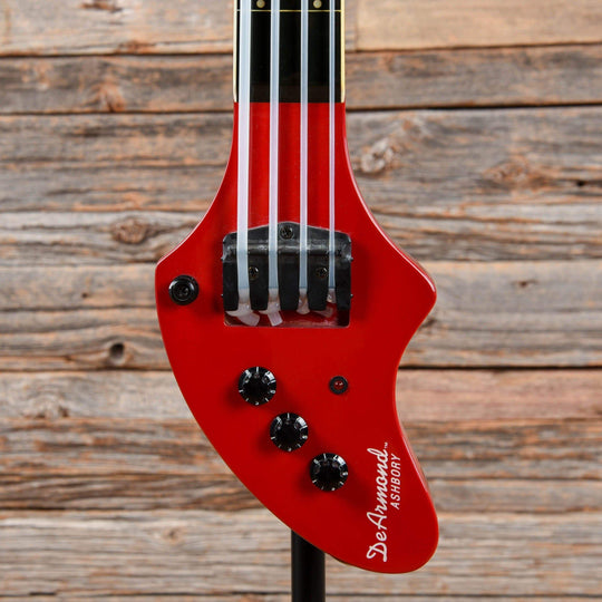 DeArmond Ashbory Bass Red 2001 Bass Guitars / Short Scale
