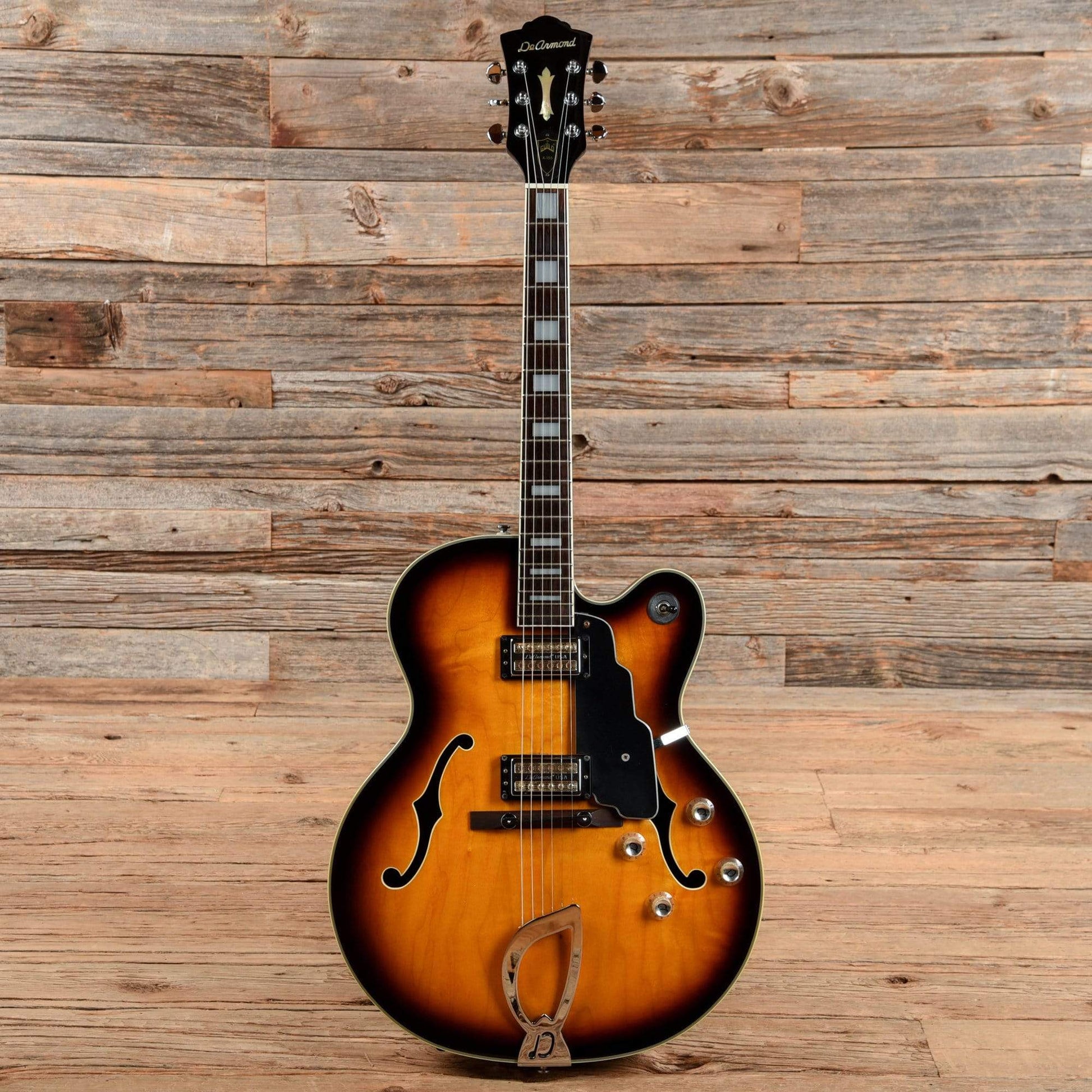 DeArmond X-155 Antique Burst 1998 Electric Guitars / Hollow Body