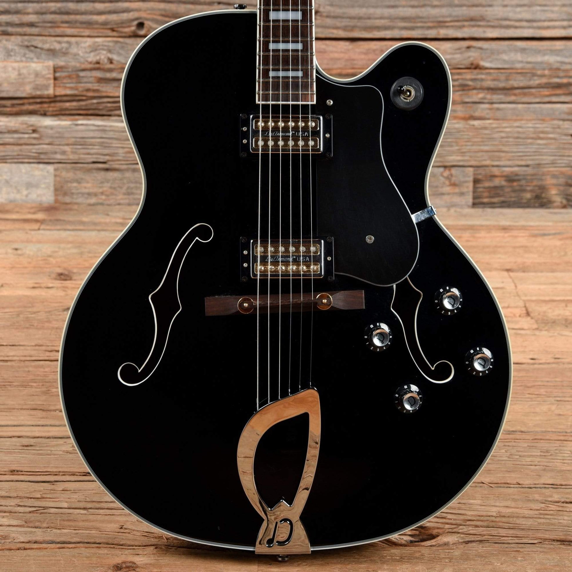 DeArmond X-155 Hollowbody Black 2001 Electric Guitars / Hollow Body