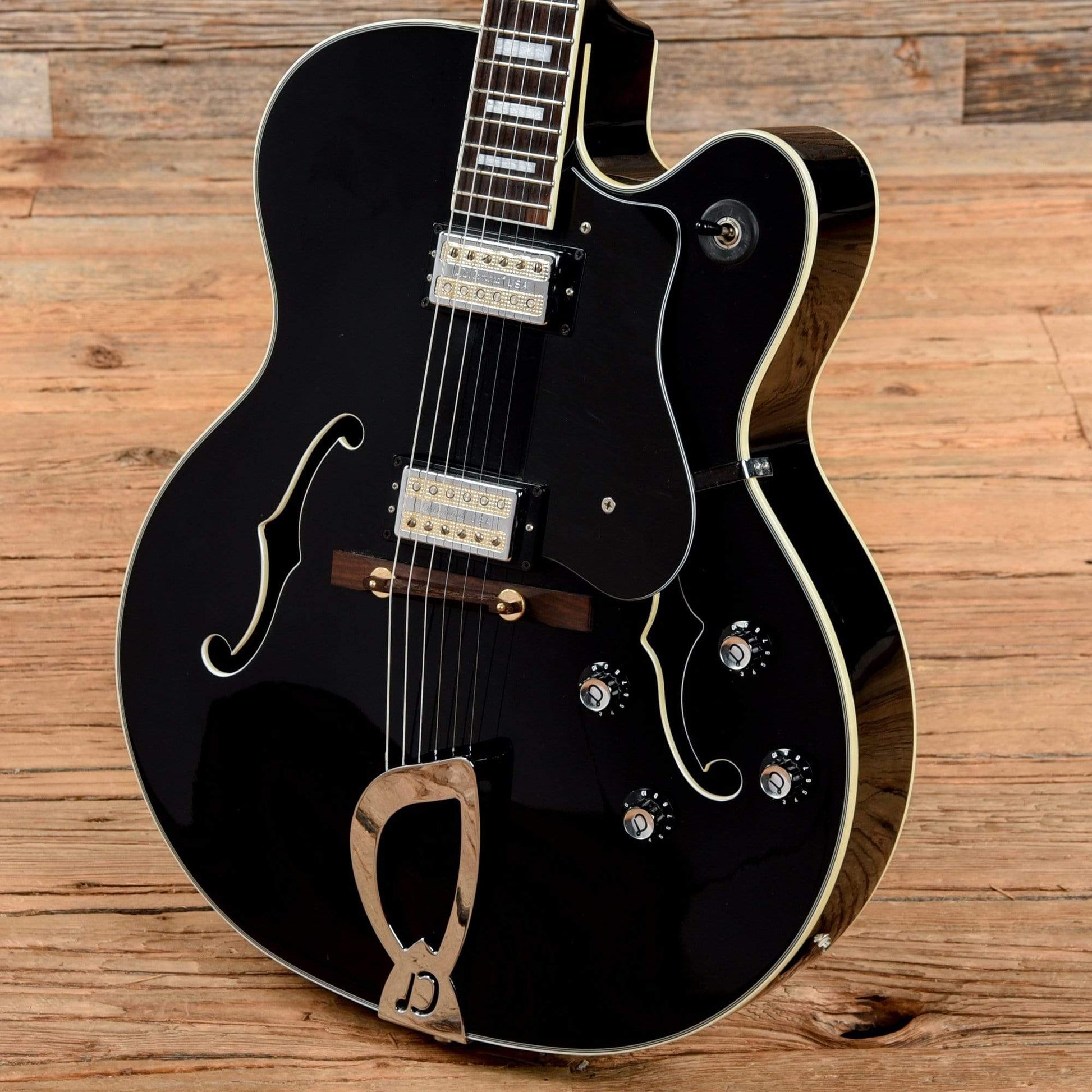 DeArmond X-155 Hollowbody Black 2001 Electric Guitars / Hollow Body