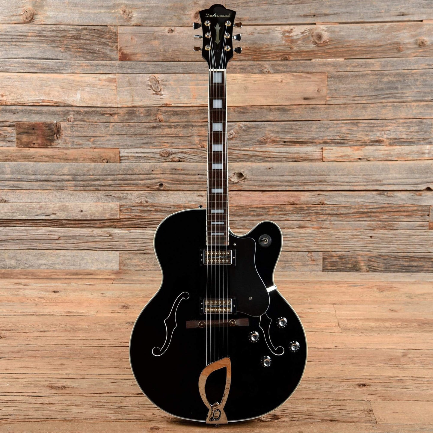 DeArmond X-155 Hollowbody Black 2001 Electric Guitars / Hollow Body
