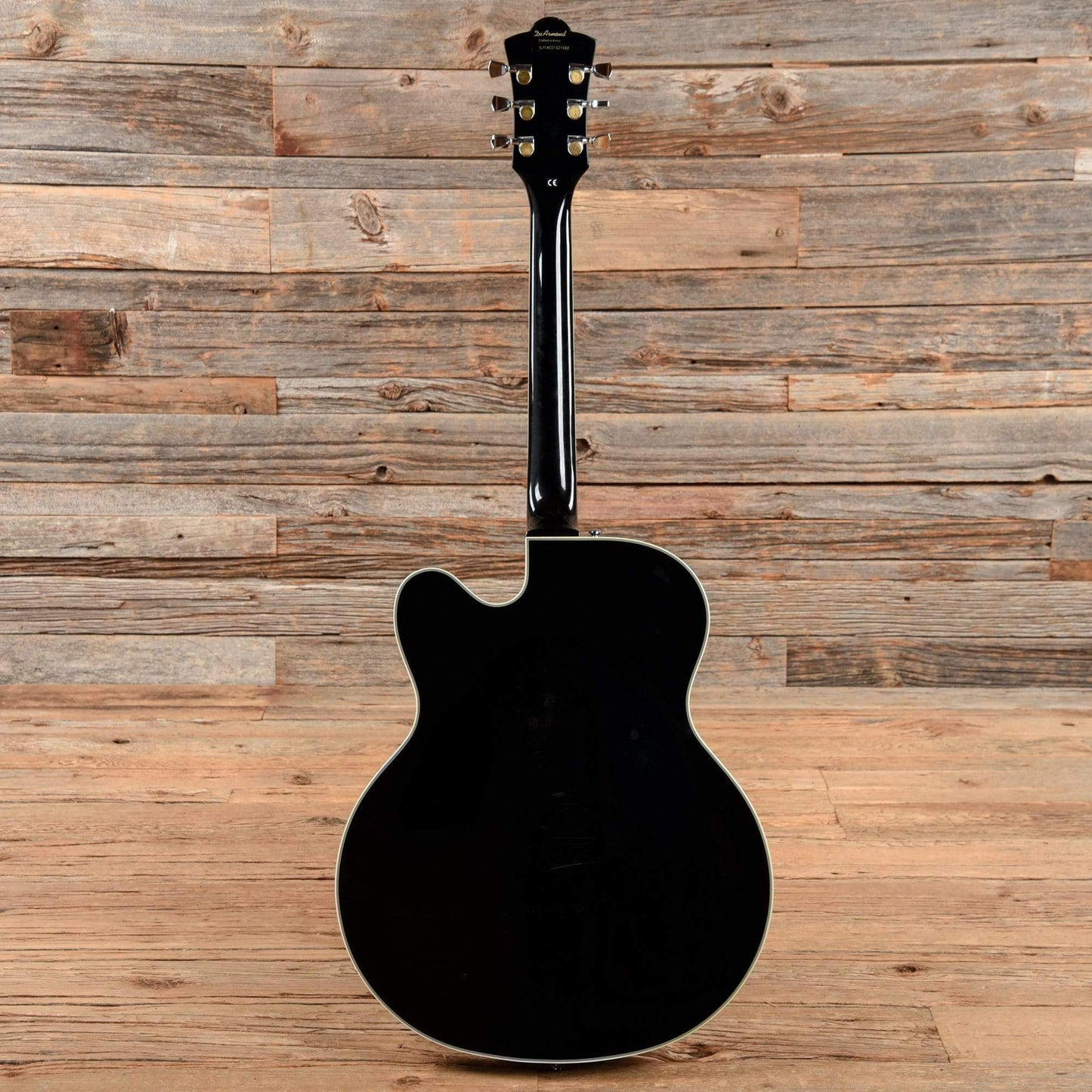 DeArmond X-155 Hollowbody Black 2001 Electric Guitars / Hollow Body