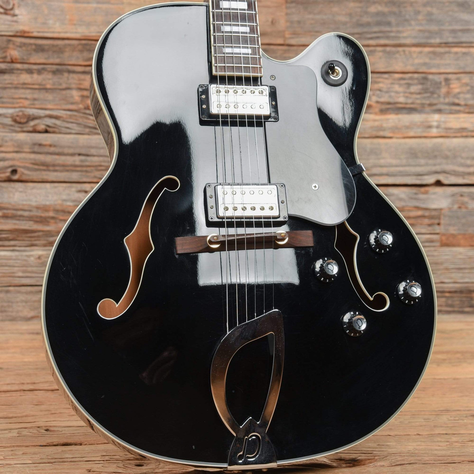 DeArmond X-155 Hollowbody Black 2001 Electric Guitars / Hollow Body