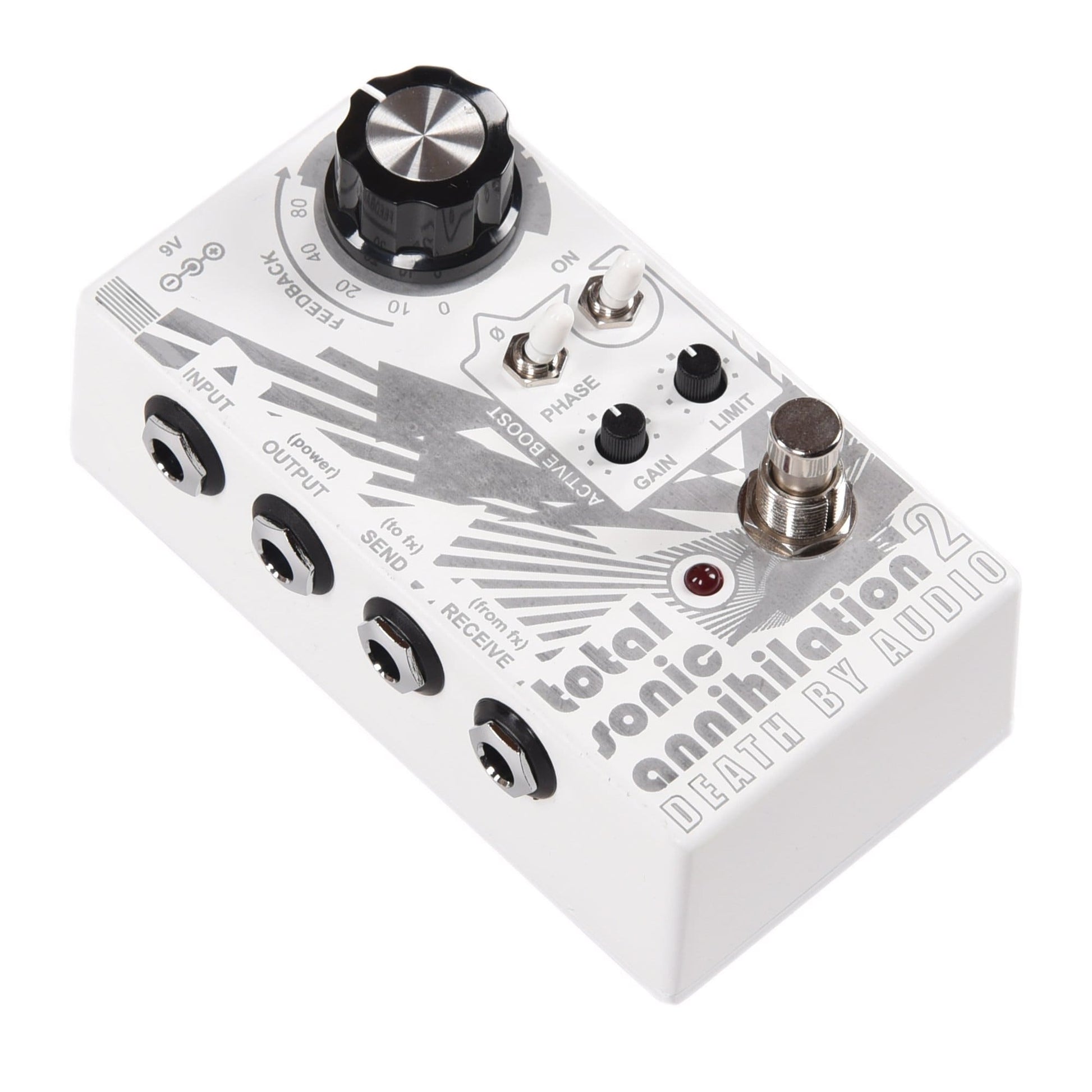 Death By Audio Total Sonic Annihilation 2 Feedback Looper with Active Boost and Limiter Effects and Pedals / Loop Pedals and Samplers