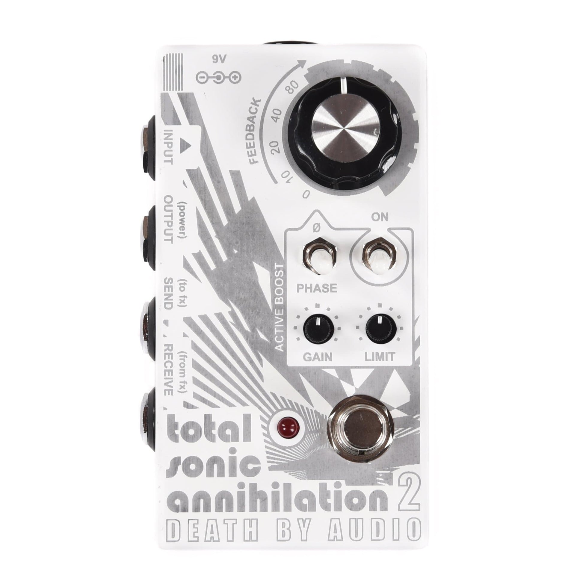2 track looper pedal Death By Audio Total Sonic Annihilation 2 Feedback Looper with Active – Chicago Music Exchange