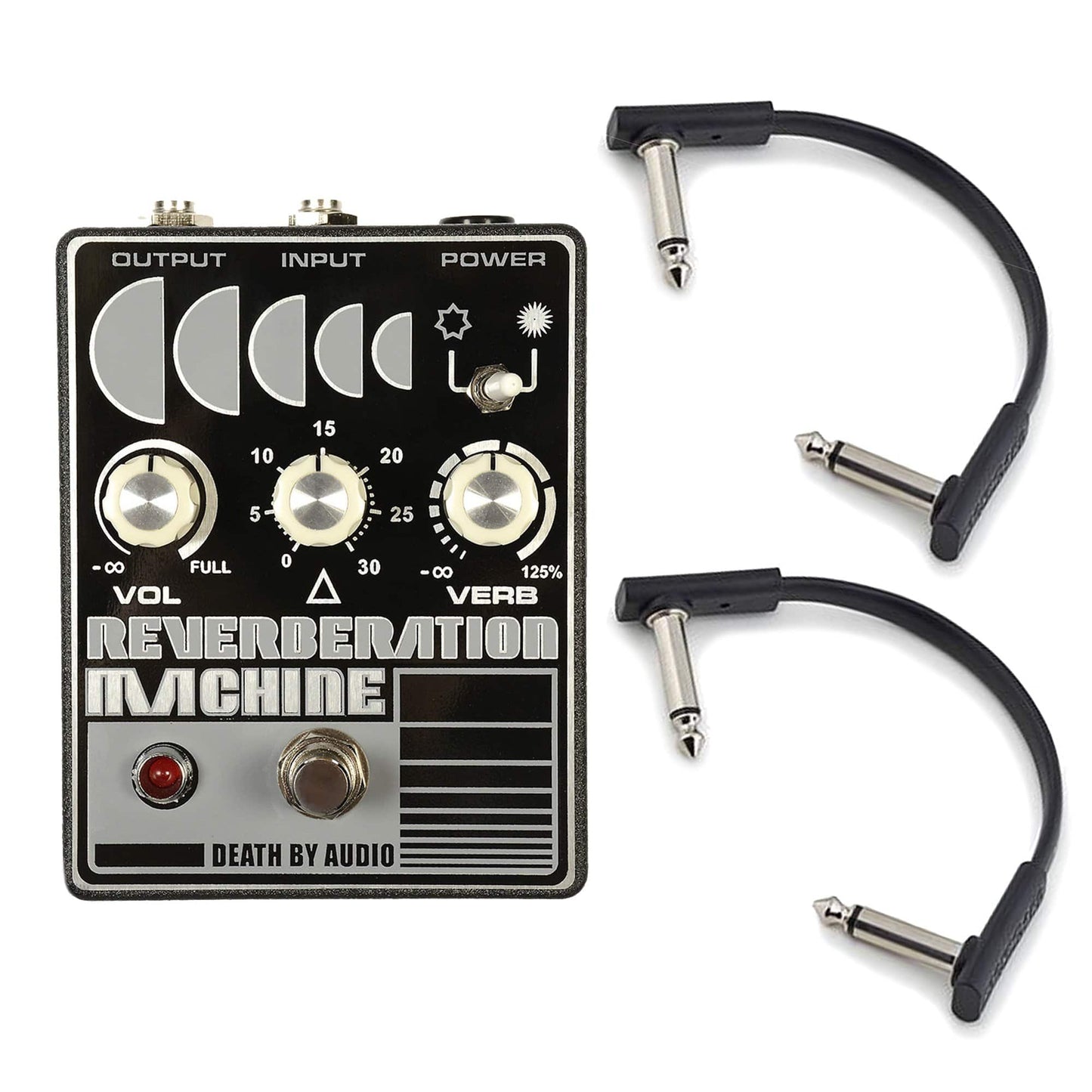 Death By Audio Reverberation Machine w/RockBoard Flat Patch Cables Bundle Effects and Pedals / Reverb