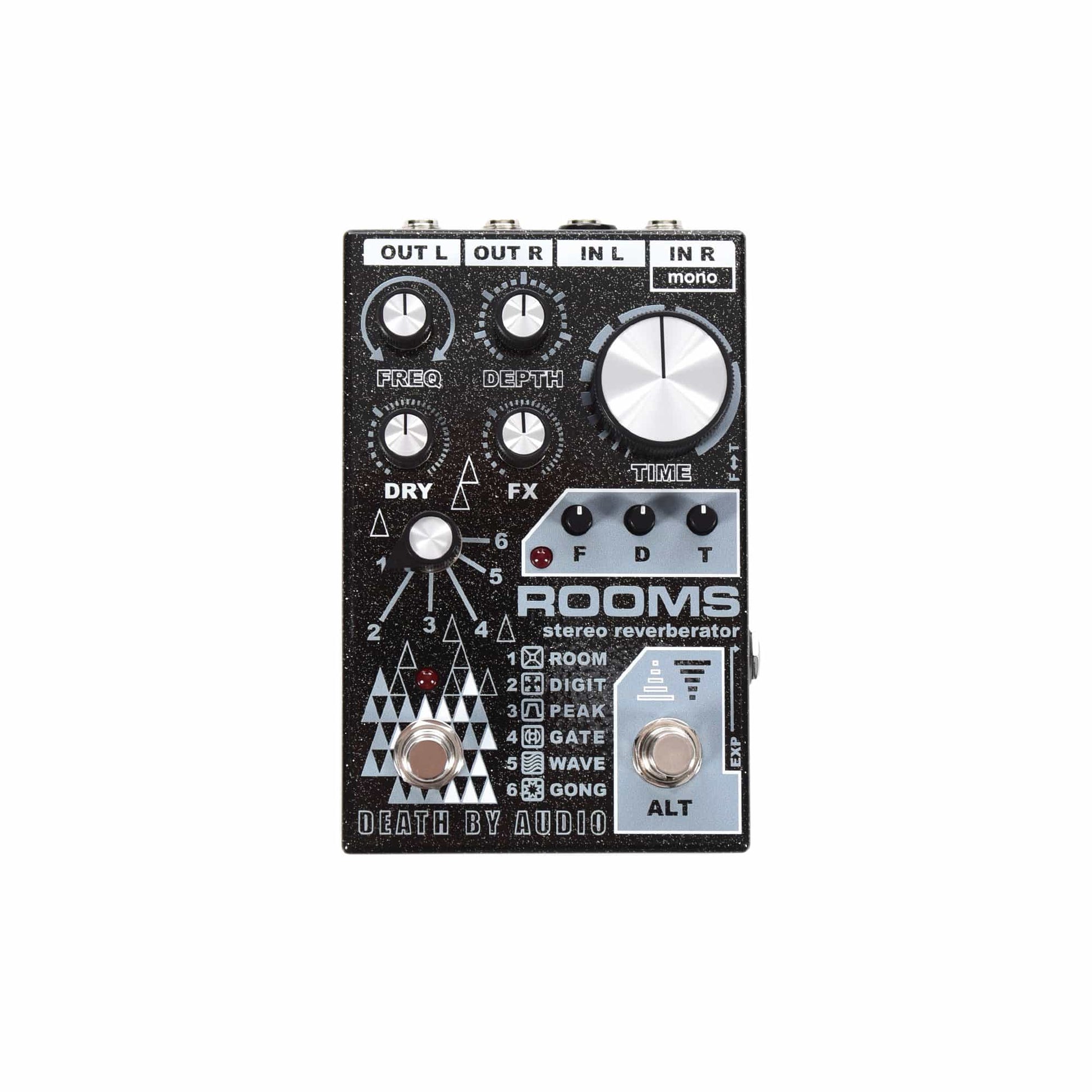 Death By Audio Rooms Stereo Multi Reverb Pedal Effects and Pedals / Reverb