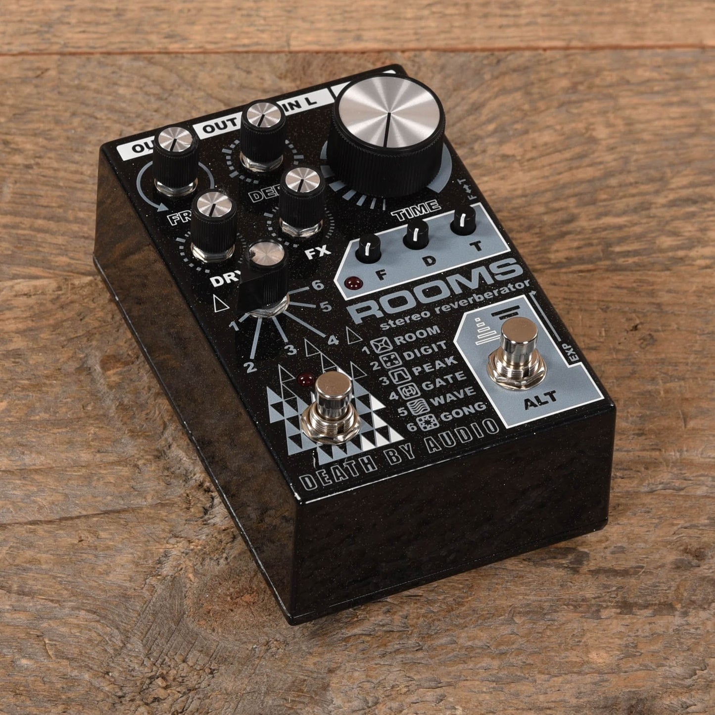 Death By Audio Rooms Stereo Multi Reverb Pedal Effects and Pedals / Reverb