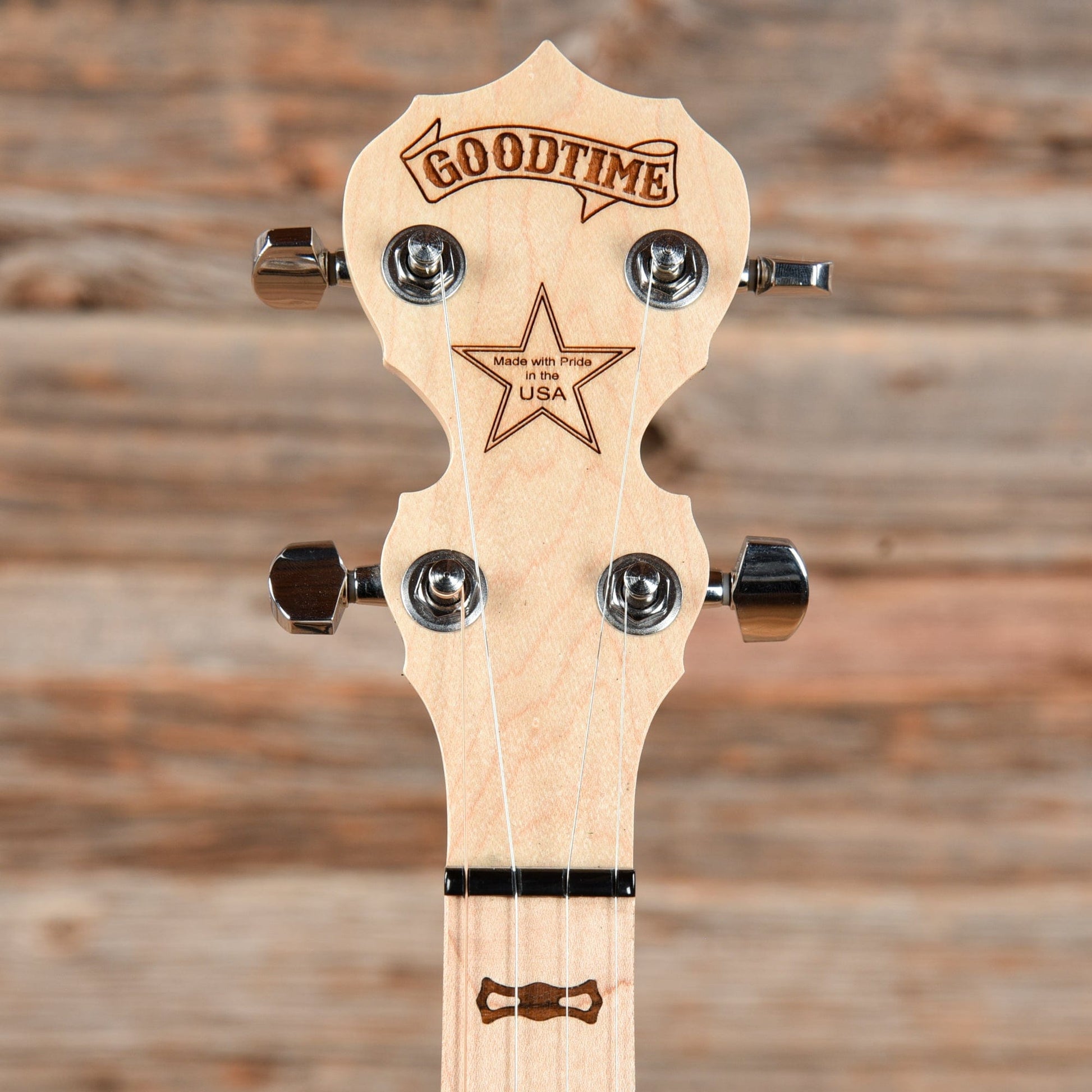 Deering Goodtime 5-String Banjo Natural Folk Instruments / Banjos