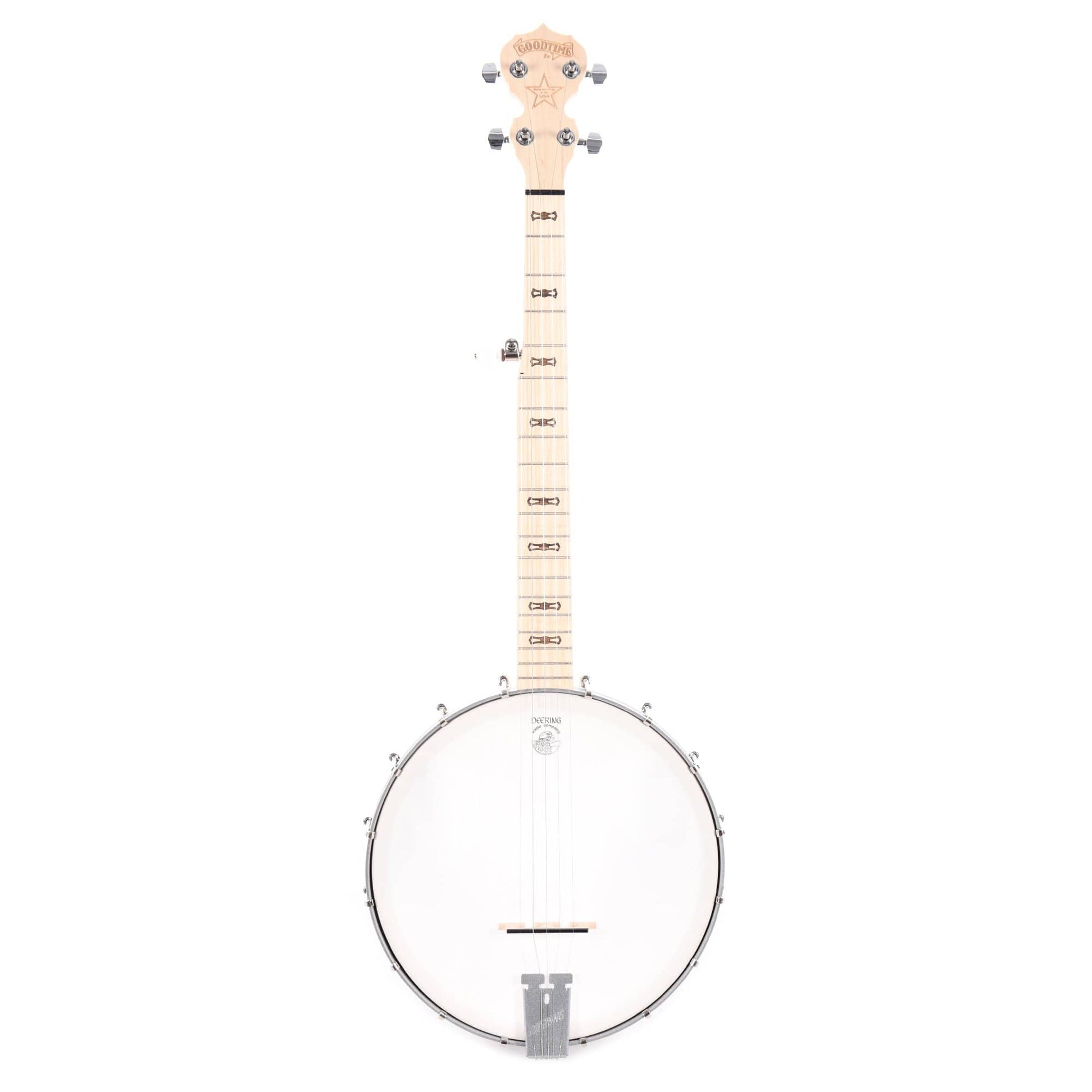 Deering Goodtime Jr. 5-String Openback Banjo Blonde Folk Instruments / Banjos