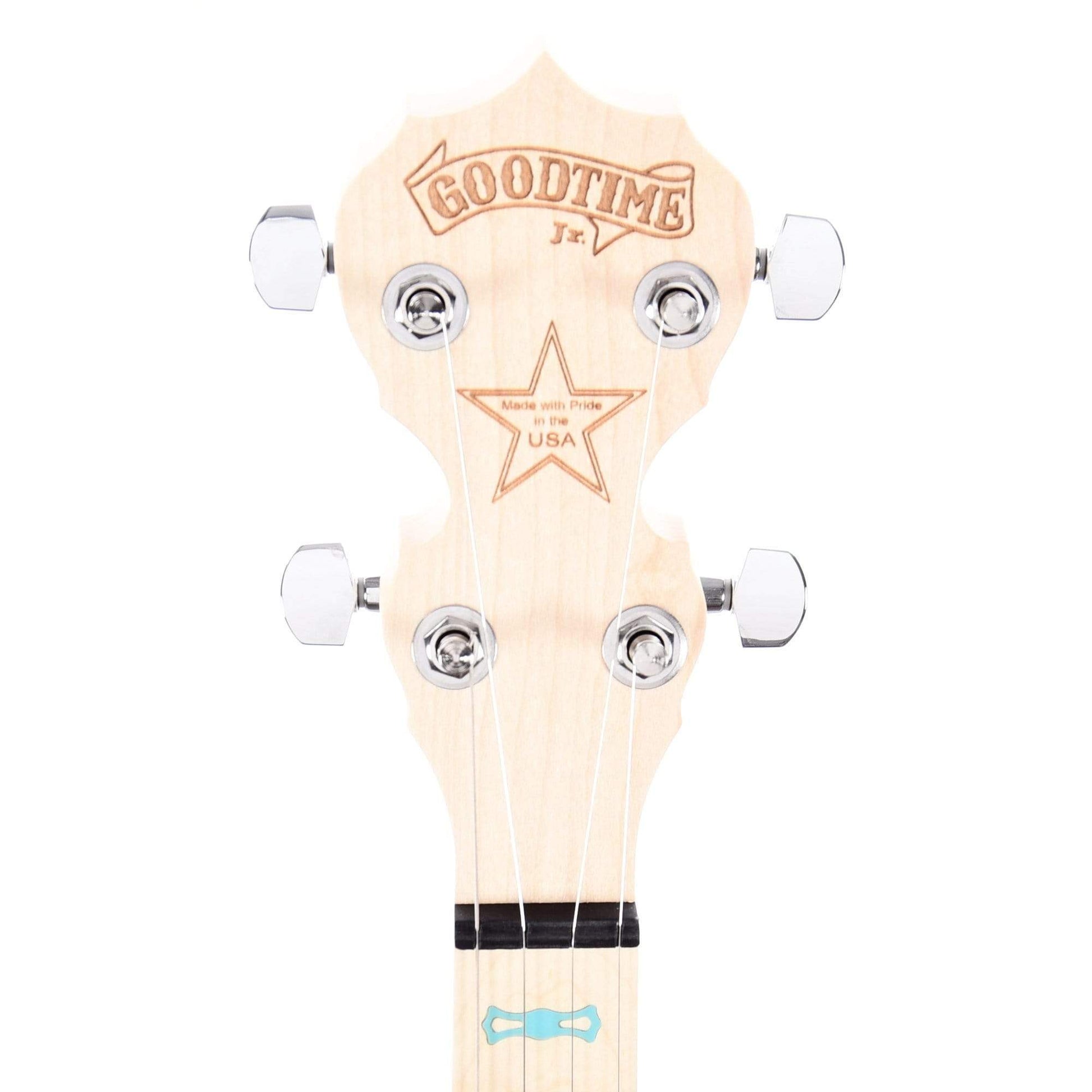 Deering Goodtime Jr. 5-String Openback Banjo Seawater Teal Folk Instruments / Banjos