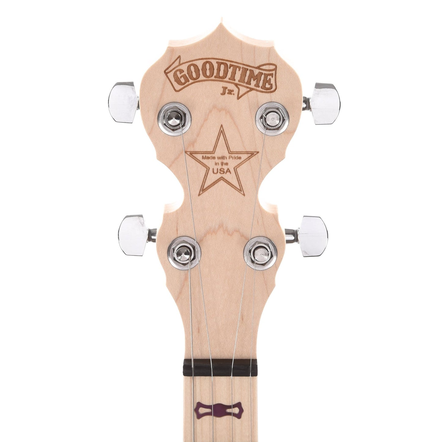 Deering Goodtime Jr. 5-String Openback Banjo Sinbad Purple Folk Instruments / Banjos