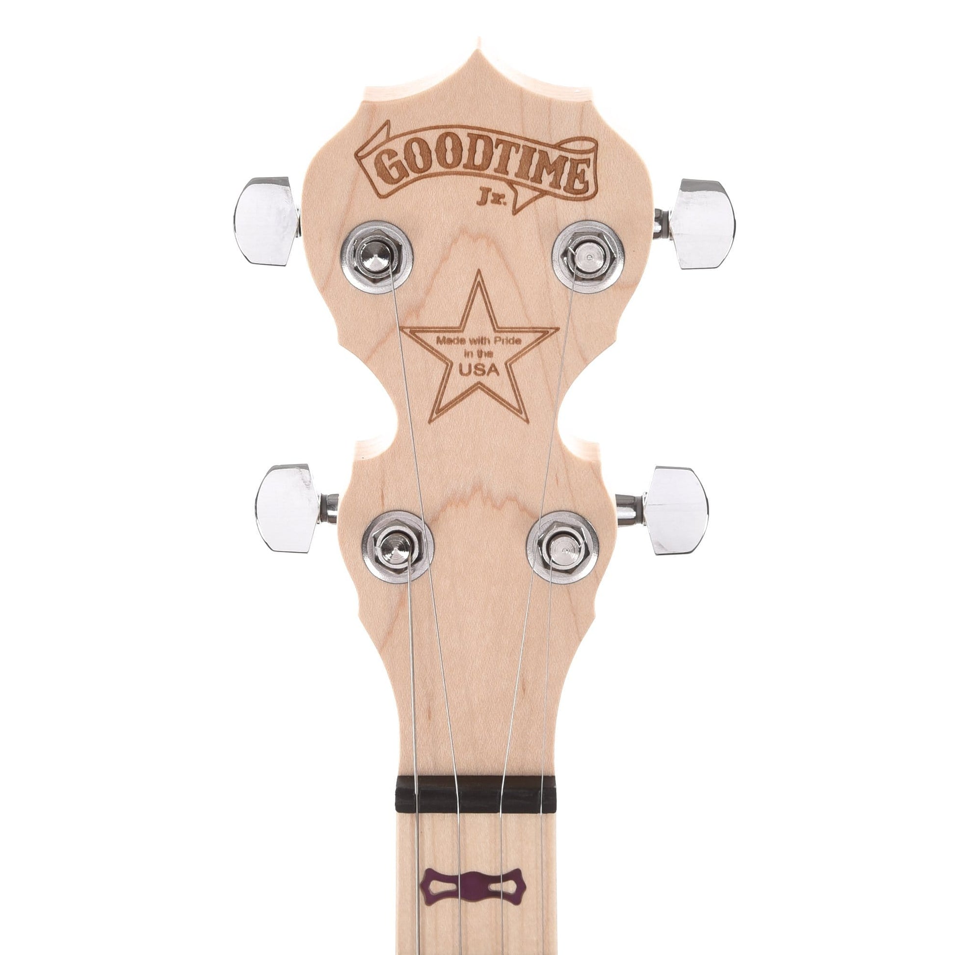 Deering Goodtime Jr. 5-String Openback Banjo Sinbad Purple Folk Instruments / Banjos