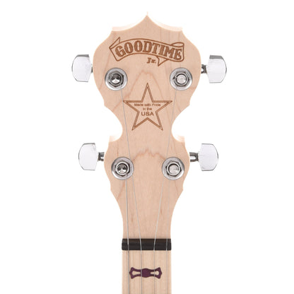 Deering Goodtime Jr. 5-String Openback Banjo Sinbad Purple Folk Instruments / Banjos