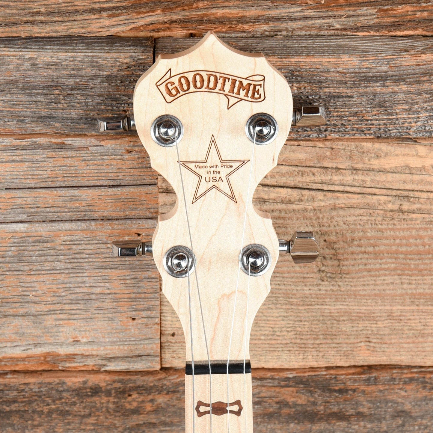 Deering Goodtime Two 19-Fret Tenor Resonator Banjo Natural Folk Instruments / Banjos