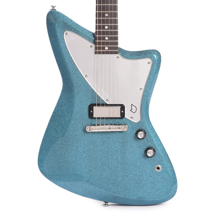 Diego Vila Austral Joan B Sparkle Ocean Blue Holographic w/Mini Humbucker Electric Guitars / Solid Body