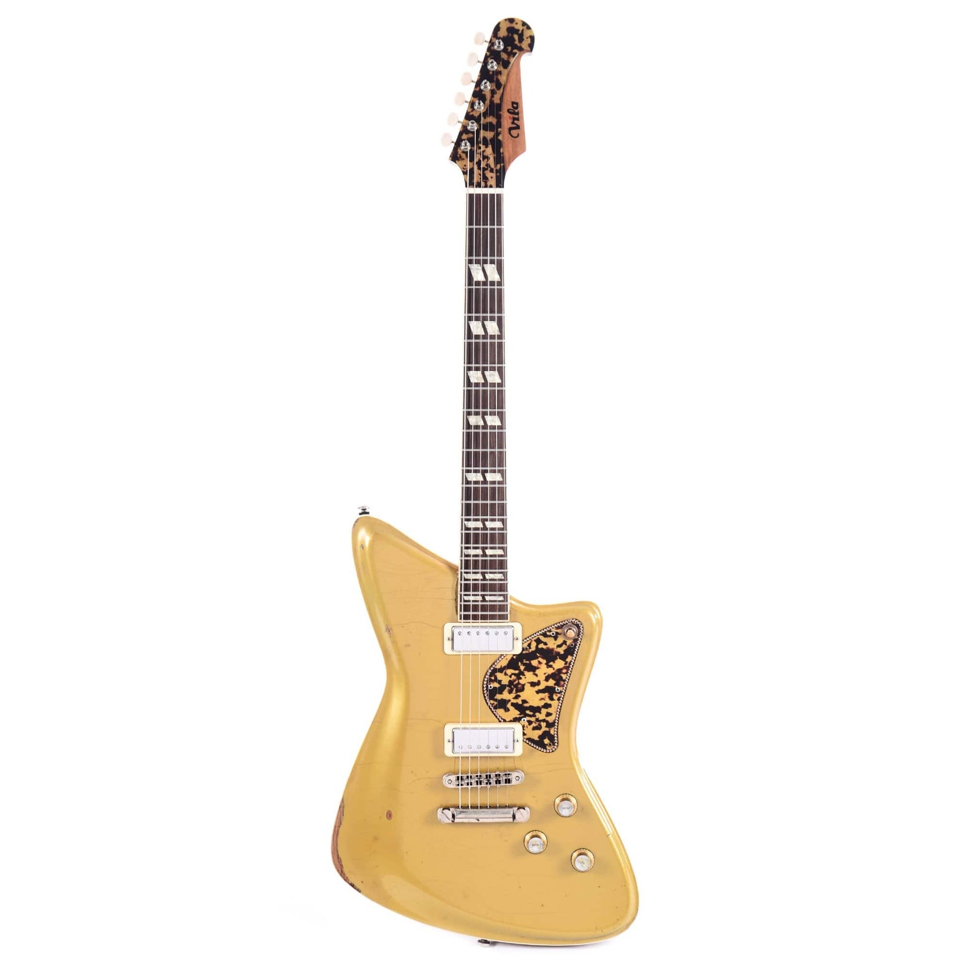 Diego Vila Customs Austral Pola Style Gold Top Relic w/Vila Handwound Mini Humbuckers Electric Guitars / Solid Body