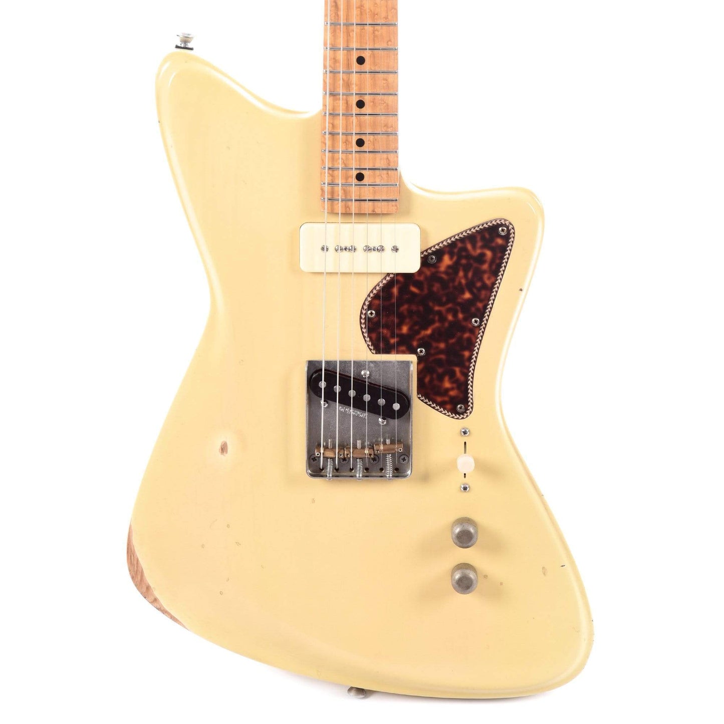 Diego Vila Customs Austral Thelma Style Vintage Blonde Relic w/Vila Handwound P-90 & T-Style Pickup Electric Guitars / Solid Body