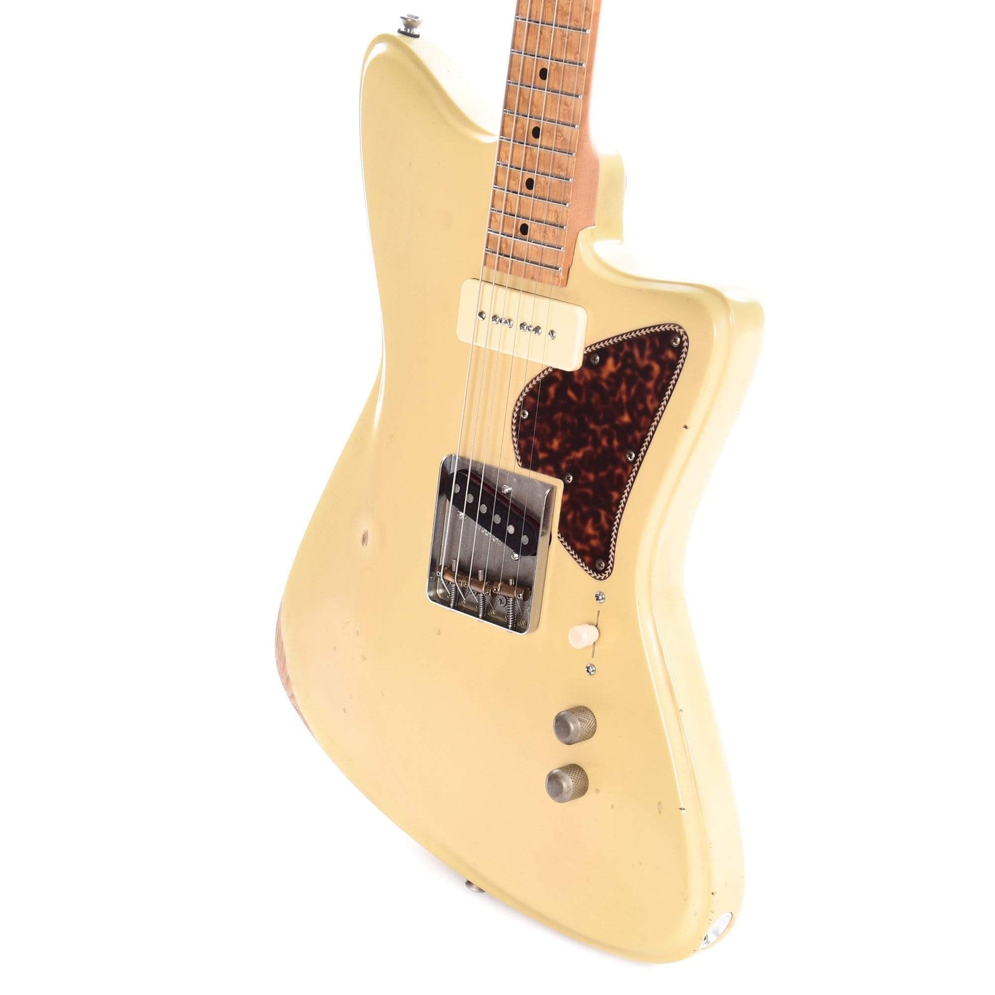 Diego Vila Customs Austral Thelma Style Vintage Blonde Relic w/Vila Handwound P-90 & T-Style Pickup Electric Guitars / Solid Body