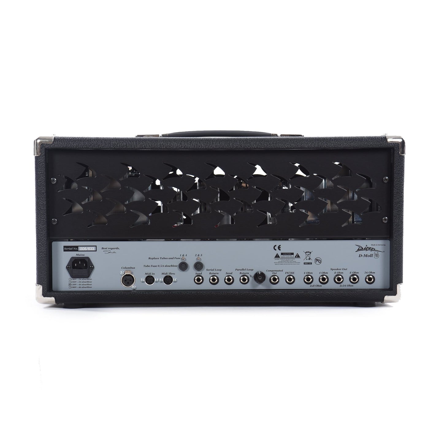 Diezel D-MOLL 100w 2.5-Channel Tube Amp Head Amps / Guitar Heads