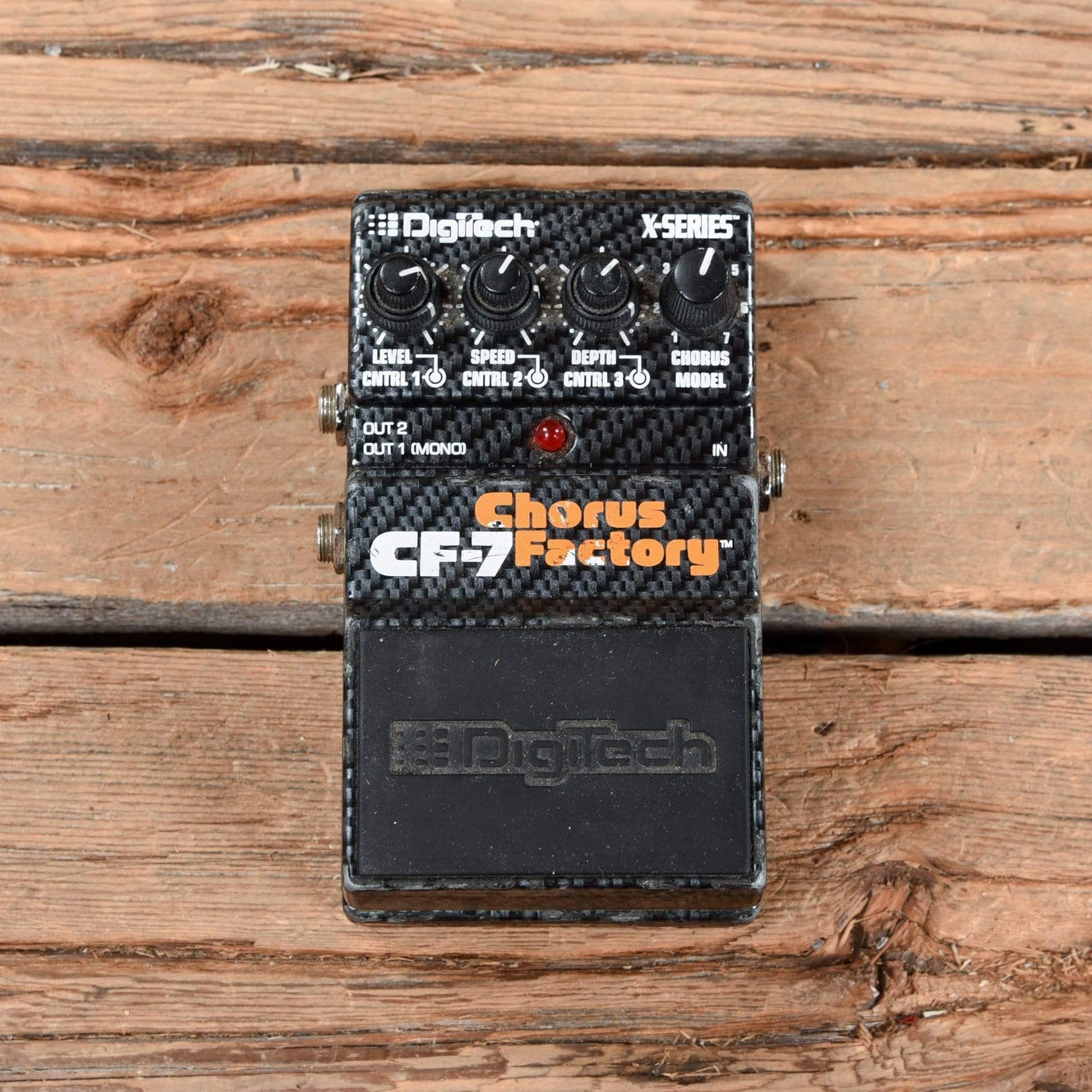 digitech chorus pedal Digitech CF-7 Chorus Factory Guitar Pedal