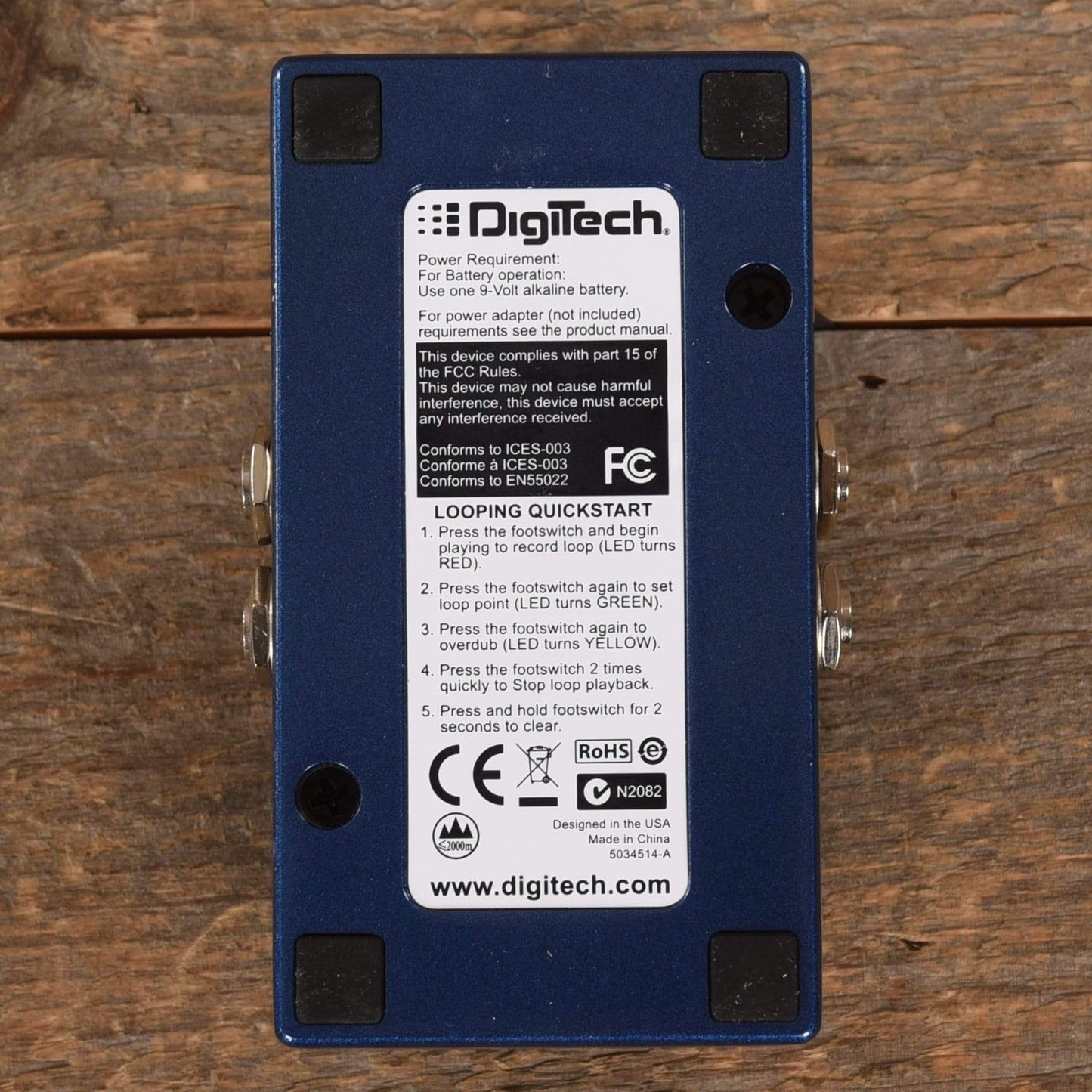 Digitech JamMan Express XT Compact Stereo Looper - Effects and Pedals / Multi-Effect Unit