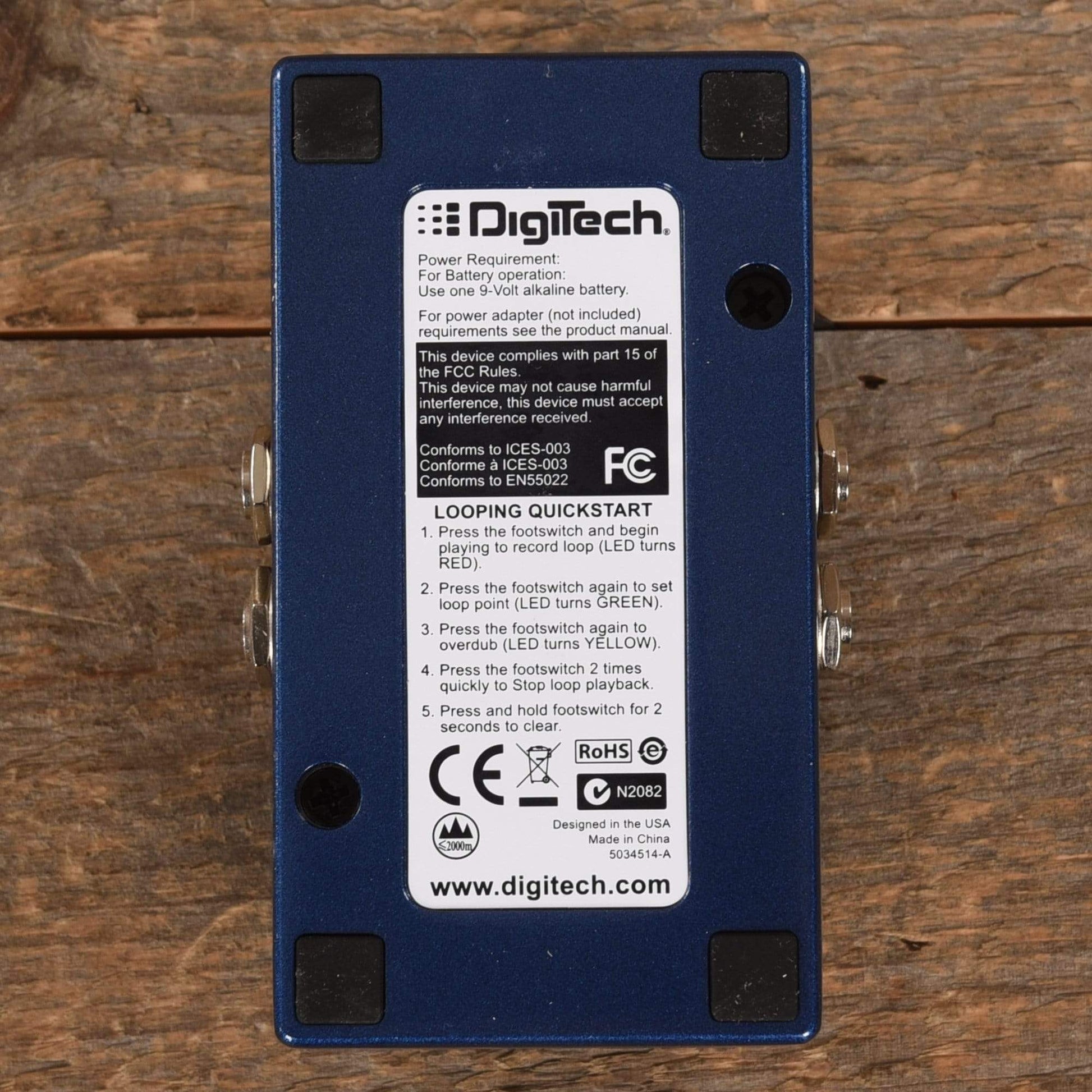 Digitech JamMan Express XT Compact Stereo Looper - Effects and Pedals / Multi-Effect Unit