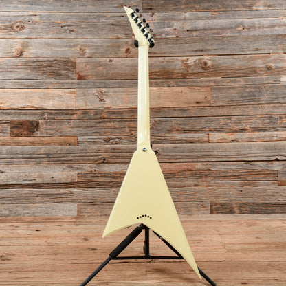 Dillion V White Electric Guitars / Solid Body