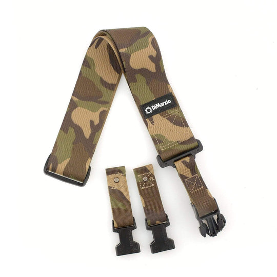 DiMarzio Cordura Fabric ClipLock Strap Nylon 2 Inch Camo Accessories / Straps