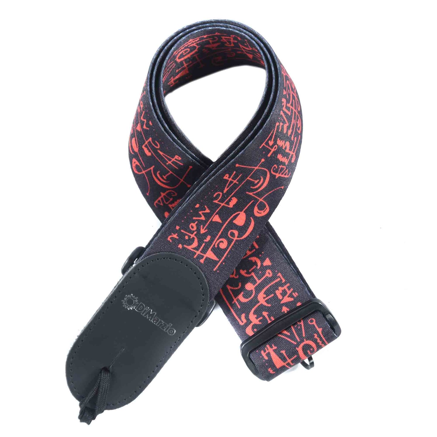 DiMarzio Steve Vai Art Print Black 2" Guitar Strap Accessories / Straps