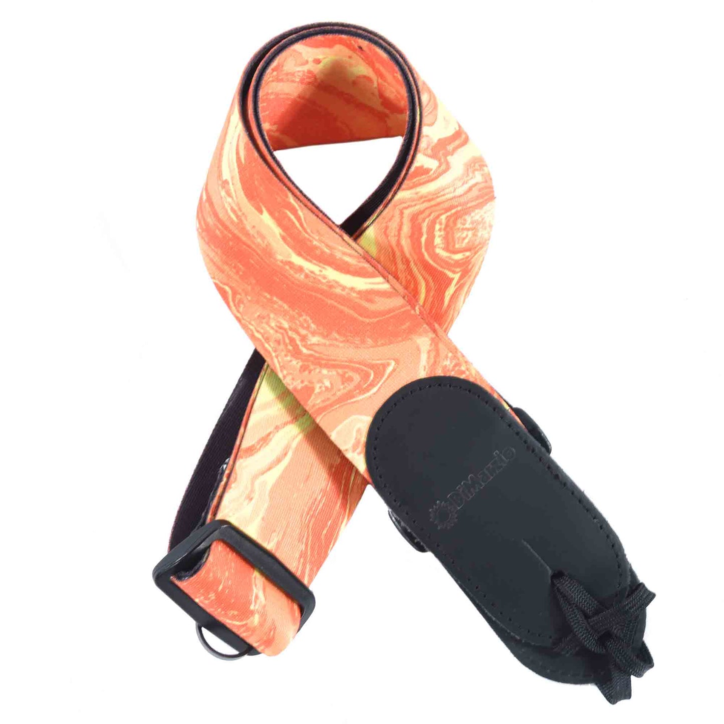 DiMarzio Steve Vai Orange Universe 2" Guitar Strap Accessories / Straps