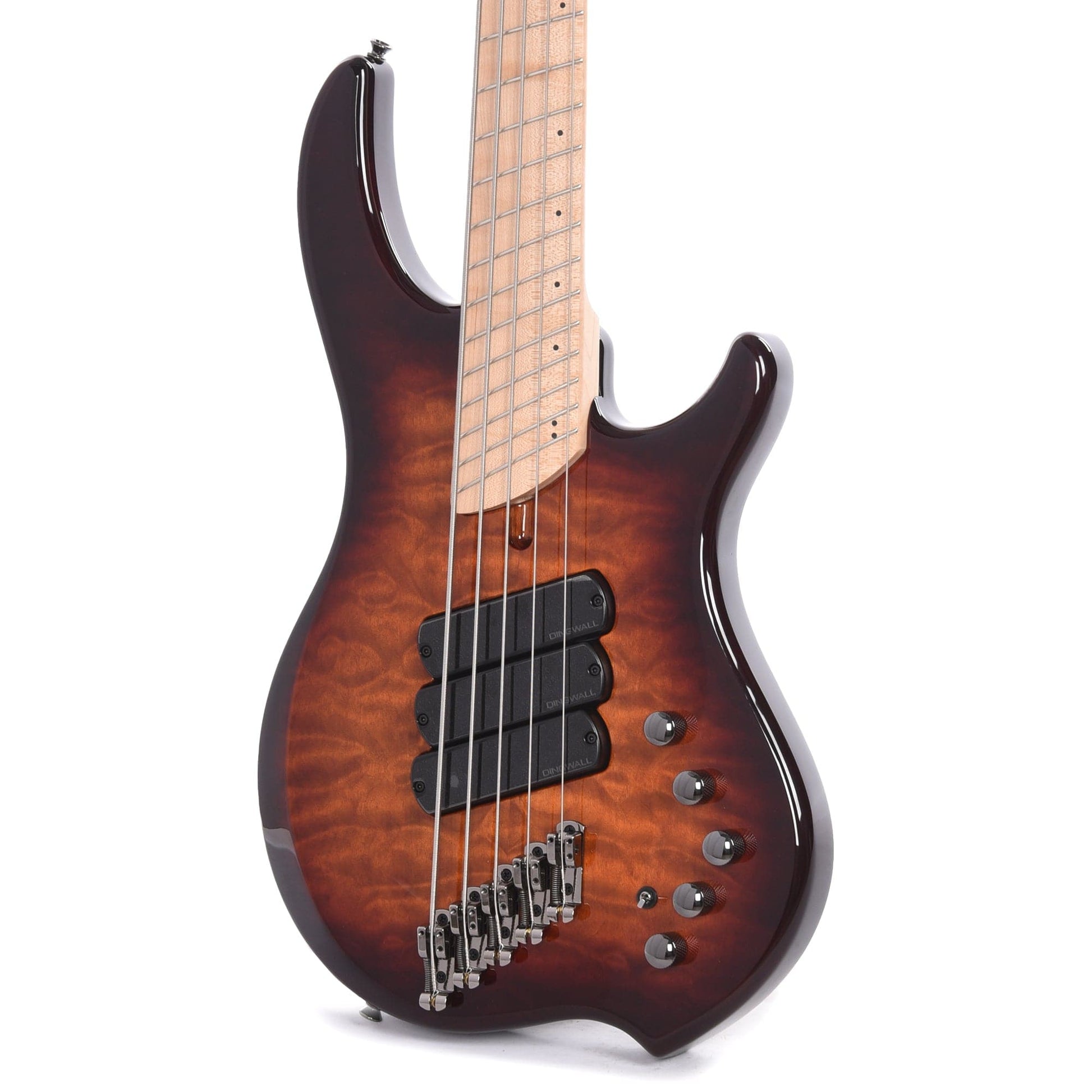 Dingwall Combustion 5-String Swamp Ash/Quilted Maple Vintage Burst Bass Guitars / 5-String or More