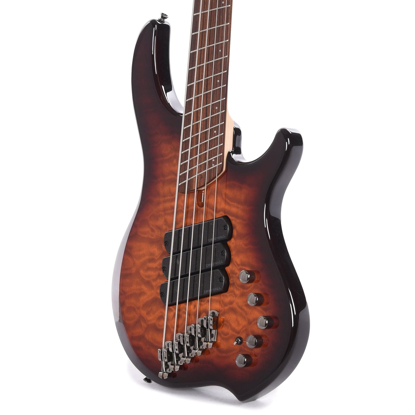Dingwall Combustion 5-String Swamp Ash/Quilted Maple Vintage Burst w/Pau Ferro Bass Guitars / 5-String or More