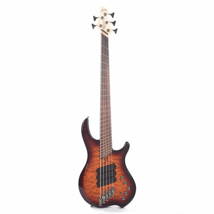 Dingwall Combustion 5-String Swamp Ash/Quilted Maple Vintage Burst w/Pau Ferro Bass Guitars / 5-String or More