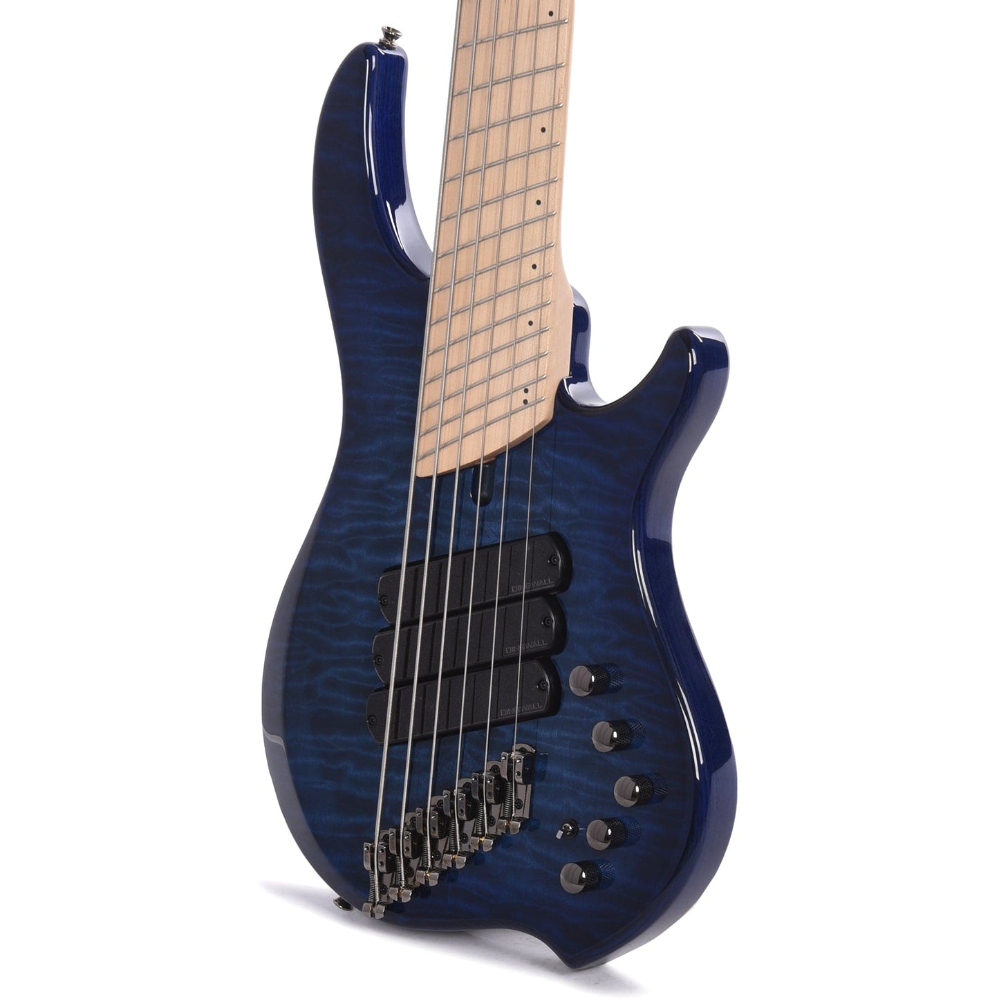 Dingwall Combustion 6-String Swamp Ash/Quilted Maple Indigo Burst Bass Guitars / 5-String or More