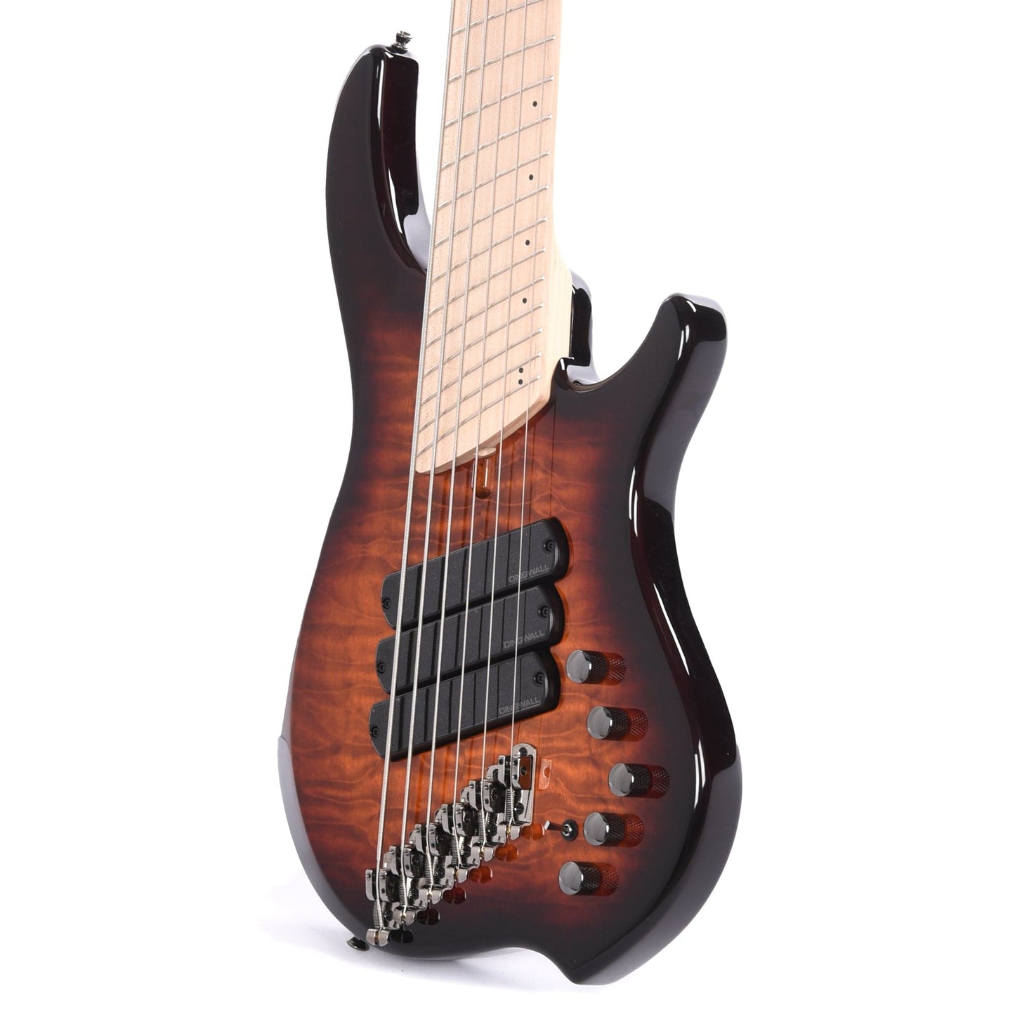 Dingwall Combustion 6-String Swamp Ash/Quilted Maple Vintage Burst (Serial #12014) Bass Guitars / 5-String or More