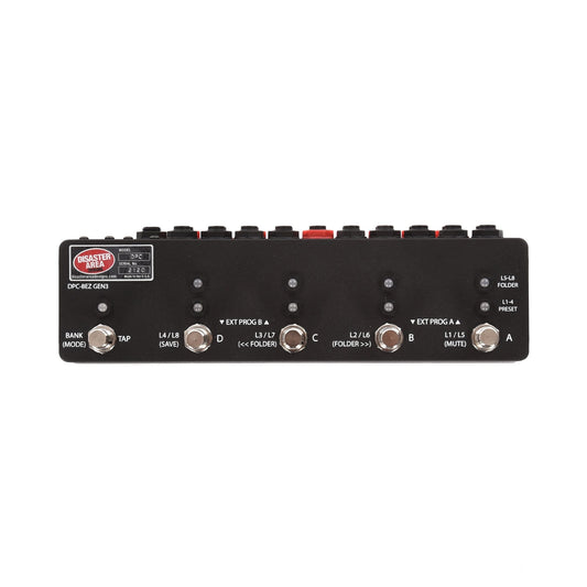 Disaster Area DPC-8EZ Gen3 Programmable Bypass Switcher with MIDI Effects and Pedals / Controllers, Volume and Expression
