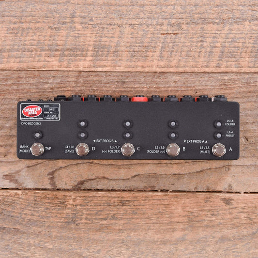 Disaster Area DPC-8EZ Gen3 Programmable Bypass Switcher with MIDI Effects and Pedals / Controllers, Volume and Expression