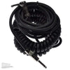 Divine Noise 50/50 Curly Cable Black 30' Straight/Right Accessories / Cables