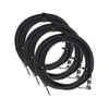 Divine Noise Straight Cable Black 20' Straight/Right Angle 3 Pack Bundle Accessories / Cables