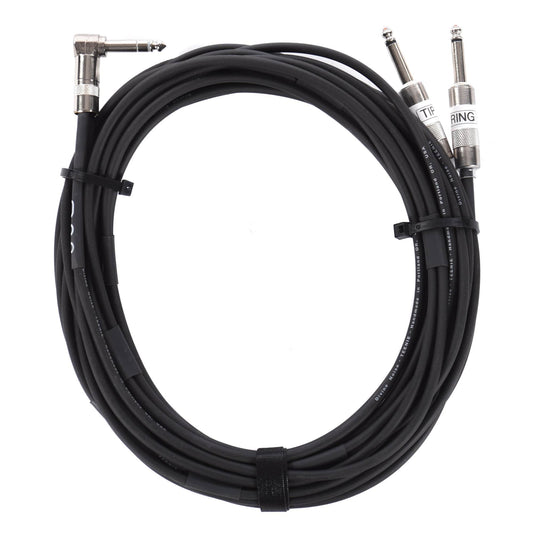 Divine Noise Teenie 20' Y-Cable TRS Right Angle 2x/Straight Accessories / Cables