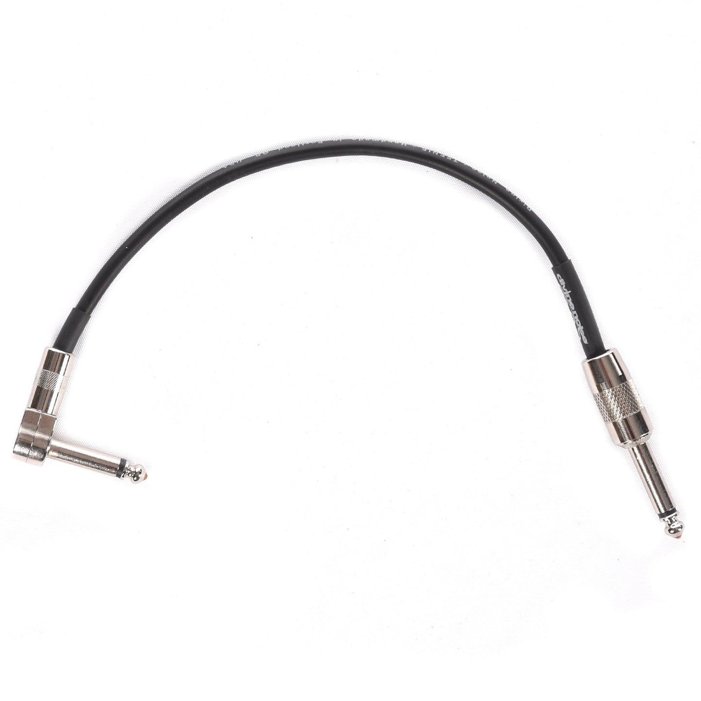 Divine Noise Teenie Patch Cable Black 10" Stubby Straight-VLP Angle Accessories / Cables
